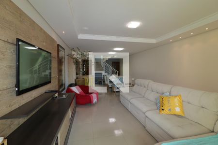 Sala de casa à venda com 3 quartos, 217m² em Vila Scarpelli, Santo André