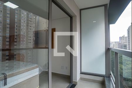 Varanda do Studio de kitnet/studio para alugar com 1 quarto, 26m² em Consolação, São Paulo