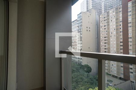 Varanda da Sala de kitnet/studio para alugar com 1 quarto, 23m² em Consolação, São Paulo