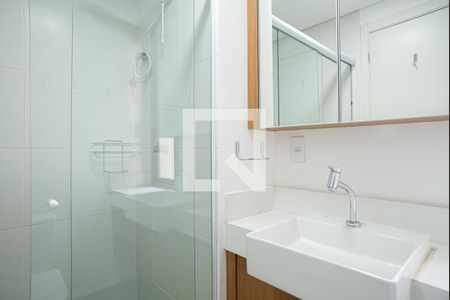 Banheiro Social de kitnet/studio para alugar com 1 quarto, 26m² em Consolação, São Paulo