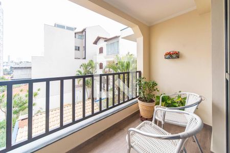 Varanda da Sala de apartamento à venda com 3 quartos, 115m² em Campestre, Santo André