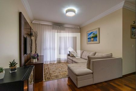 Sala de apartamento à venda com 3 quartos, 115m² em Campestre, Santo André