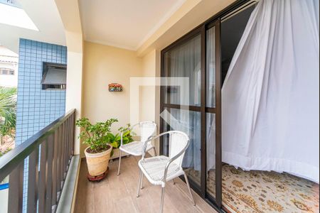 Varanda da Sala de apartamento à venda com 3 quartos, 115m² em Campestre, Santo André