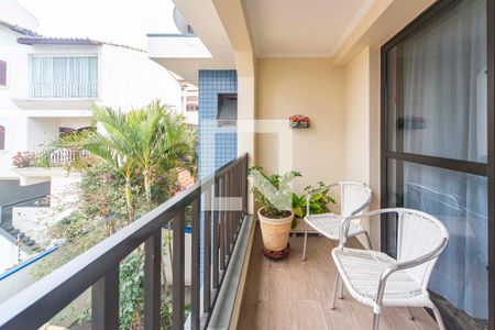 Varanda da Sala de apartamento à venda com 3 quartos, 115m² em Campestre, Santo André