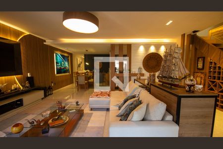 Sala de apartamento à venda com 5 quartos, 380m² em Recreio dos Bandeirantes, Rio de Janeiro