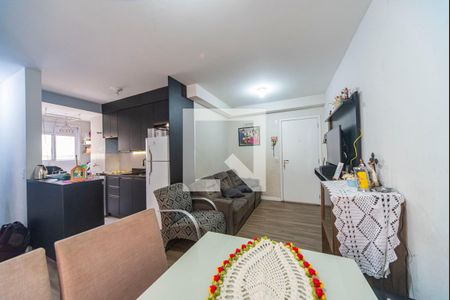 Sala de apartamento para alugar com 2 quartos, 48m² em Vila João Ramalho, Santo André