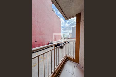 Varanda da Sala de apartamento para alugar com 1 quarto, 44m² em Brás, São Paulo