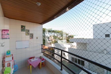 Varanda da Sala de apartamento à venda com 3 quartos, 76m² em Itapoã, Belo Horizonte