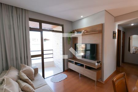 Sala de apartamento à venda com 3 quartos, 76m² em Itapoã, Belo Horizonte