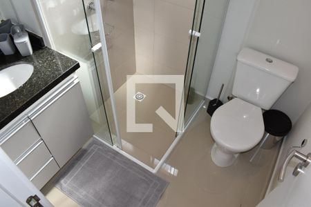 Banheiro do Stúdio de kitnet/studio para alugar com 1 quarto, 22m² em Centro, Curitiba