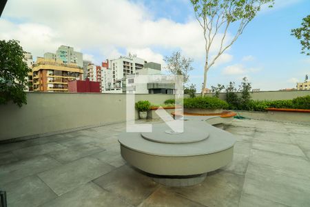 Terraço de kitnet/studio à venda com 1 quarto, 29m² em Auxiliadora, Porto Alegre