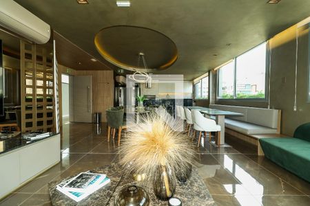 Área comum - Salão de festas 2 de kitnet/studio à venda com 1 quarto, 29m² em Auxiliadora, Porto Alegre
