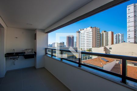 Varanda goumet de apartamento à venda com 2 quartos, 92m² em Campestre, Santo André
