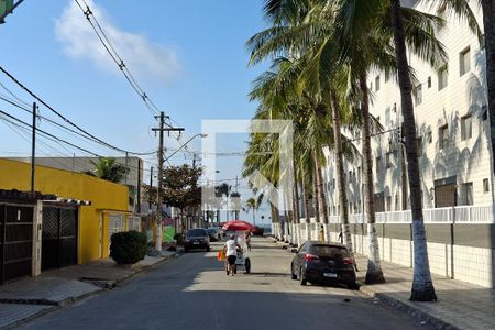 Vista da Rua de apartamento para alugar com 1 quarto, 50m² em Nova Mirim, Praia Grande