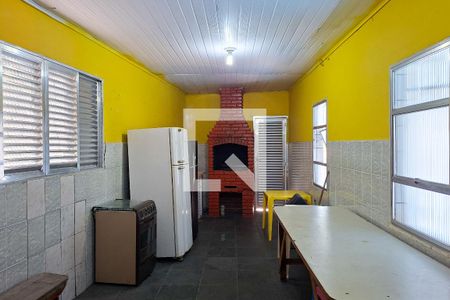 Área comum - Churrasqueira de apartamento para alugar com 1 quarto, 50m² em Nova Mirim, Praia Grande