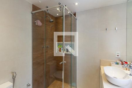 Banheiro da Suíte de apartamento à venda com 3 quartos, 98m² em Indianópolis, São Paulo