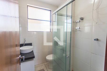 Banheiro da Suíte de apartamento à venda com 1 quarto, 55m² em Floresta, Belo Horizonte