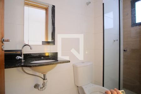 Banheiro de apartamento à venda com 1 quarto, 32m² em Vila Carrão, São Paulo