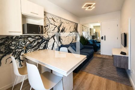 Sala de apartamento para alugar com 1 quarto, 32m² em Bela Vista, São Paulo