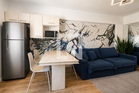 Sala de apartamento para alugar com 1 quarto, 32m² em Bela Vista, São Paulo