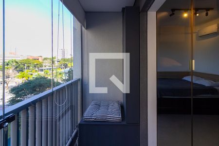 Varanda do Studio de kitnet/studio à venda com 1 quarto, 30m² em Jardim das Acacias, São Paulo
