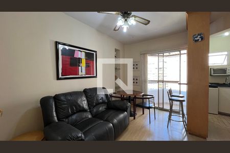 Sala de apartamento para alugar com 1 quarto, 40m² em Paraíso, São Paulo