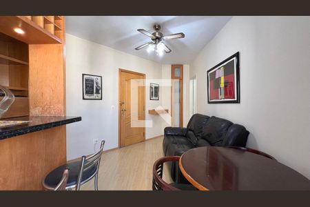 Sala de apartamento para alugar com 1 quarto, 40m² em Paraíso, São Paulo