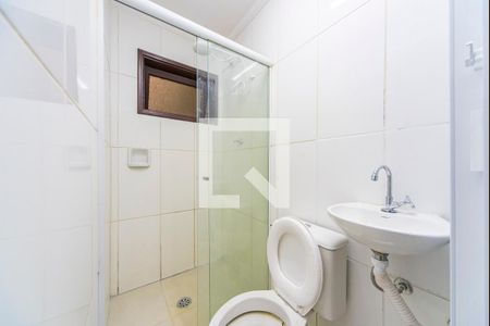 Banheiro de kitnet/studio para alugar com 1 quarto, 12m² em Jardim, Santo André