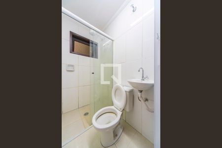 Banheiro de kitnet/studio para alugar com 1 quarto, 12m² em Jardim, Santo André