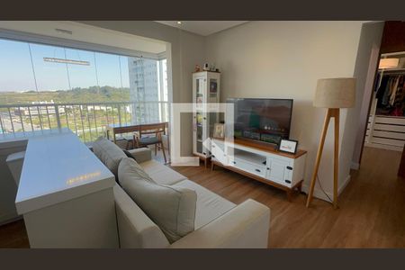 Sala de apartamento à venda com 2 quartos, 52m² em Bethaville I, Barueri