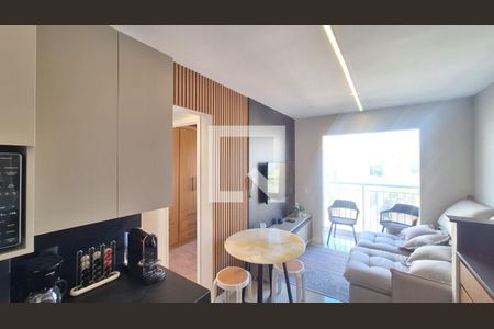 Sala/Cozinha de apartamento à venda com 2 quartos, 40m² em Barra Funda, São Paulo