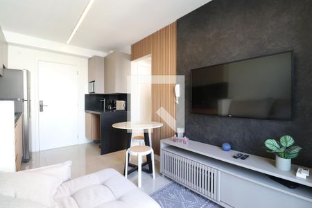 Sala/Cozinha de apartamento à venda com 2 quartos, 40m² em Barra Funda, São Paulo
