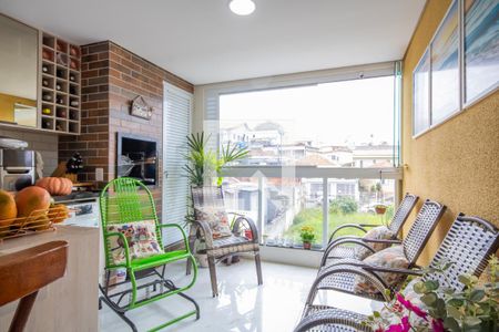 Sacada da Sala de apartamento à venda com 2 quartos, 56m² em Umuarama, Osasco