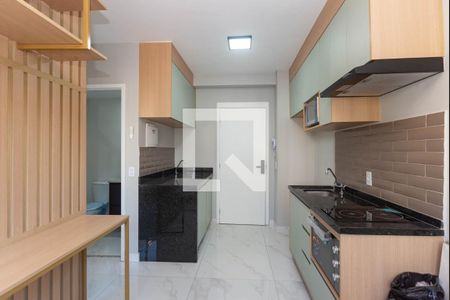 Cozinha de kitnet/studio para alugar com 1 quarto, 24m² em Pompeia, São Paulo