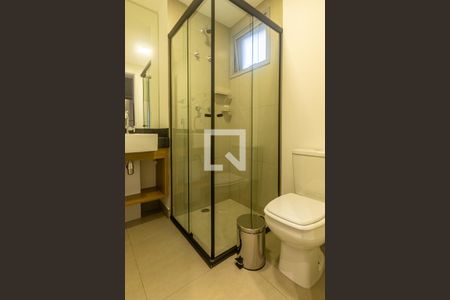 Banheiro  de kitnet/studio à venda com 1 quarto, 25m² em Vila Olímpia, São Paulo