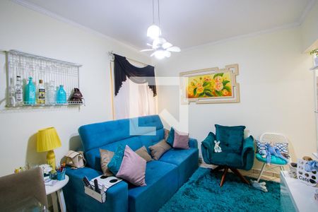 Sala de apartamento à venda com 2 quartos, 65m² em Jardim Stella, Santo André
