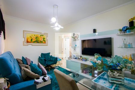 Sala de apartamento à venda com 2 quartos, 65m² em Jardim Stella, Santo André