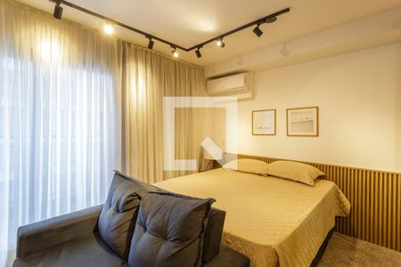 Sala/Quarto de kitnet/studio à venda com 1 quarto, 25m² em Indianópolis, São Paulo