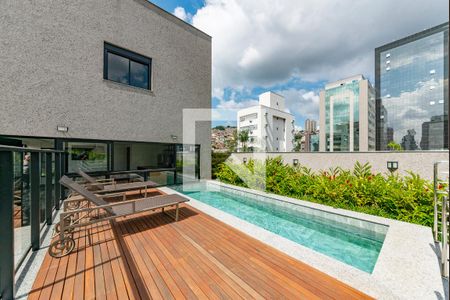 Área comum de apartamento à venda com 1 quarto, 40m² em Funcionários, Belo Horizonte