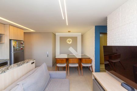 Sala de apartamento para alugar com 2 quartos, 58m² em Jk, Contagem
