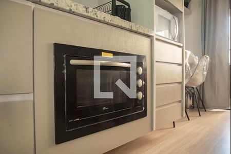 Cozinha de kitnet/studio à venda com 1 quarto, 24m² em Vila Clementino, São Paulo