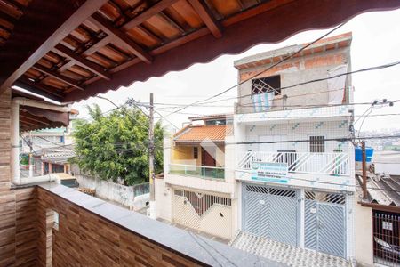 Varanda da Suíte 2 de casa à venda com 3 quartos, 215m² em Taboão, Diadema