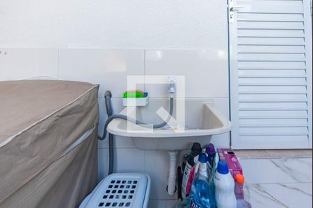 Área de Serviço de apartamento à venda com 2 quartos, 95m² em Vila Helena, Santo André