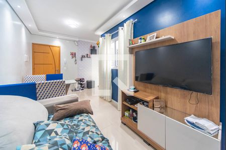 Sala de apartamento à venda com 2 quartos, 90m² em Vila Helena, Santo André