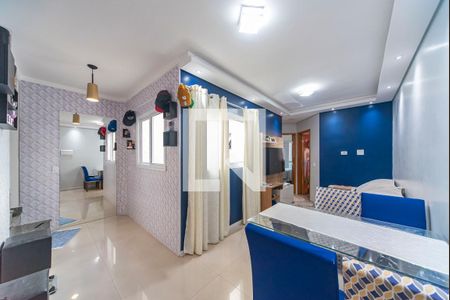 Sala de apartamento à venda com 2 quartos, 90m² em Vila Helena, Santo André