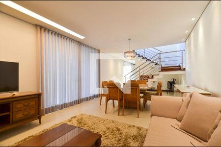 Sala de casa à venda com 4 quartos, 420m² em Fernão Dias, Belo Horizonte