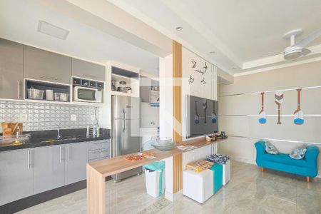 Sala de apartamento para alugar com 2 quartos, 71m² em Loteamento Joao Batista Juliao, Guarujá