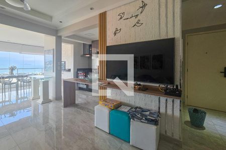 Sala de apartamento para alugar com 2 quartos, 71m² em Loteamento Joao Batista Juliao, Guarujá