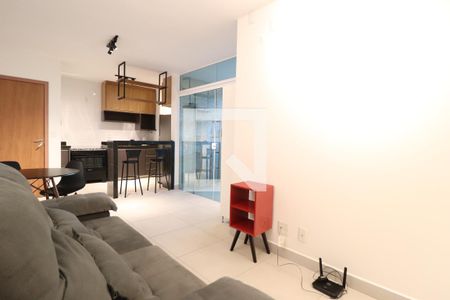 Sala de apartamento para alugar com 2 quartos, 60m² em Granja Marileusa, Uberlândia