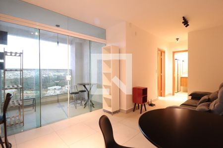 Sala de apartamento para alugar com 2 quartos, 60m² em Granja Marileusa, Uberlândia